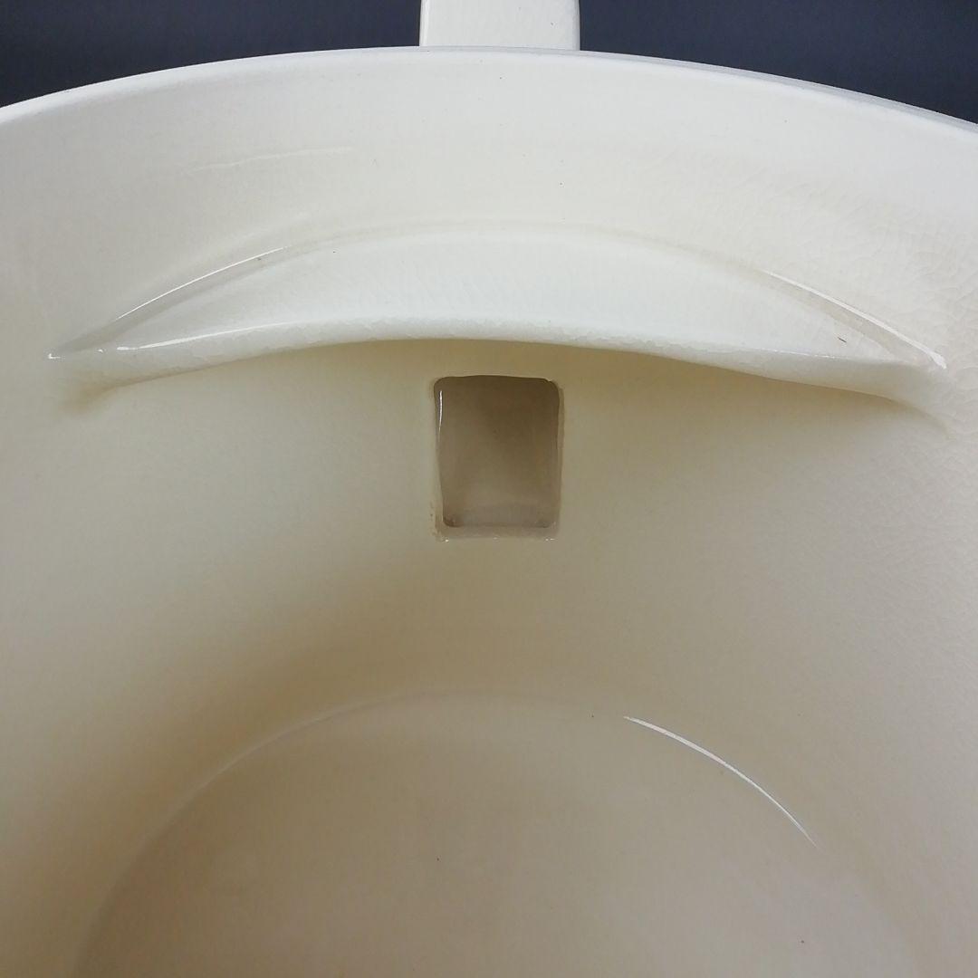 Ｔ８１９　水次　『色絵　つぼつぼ文』『鳴滝窯　橋本城岳 造』　共箱　茶道具