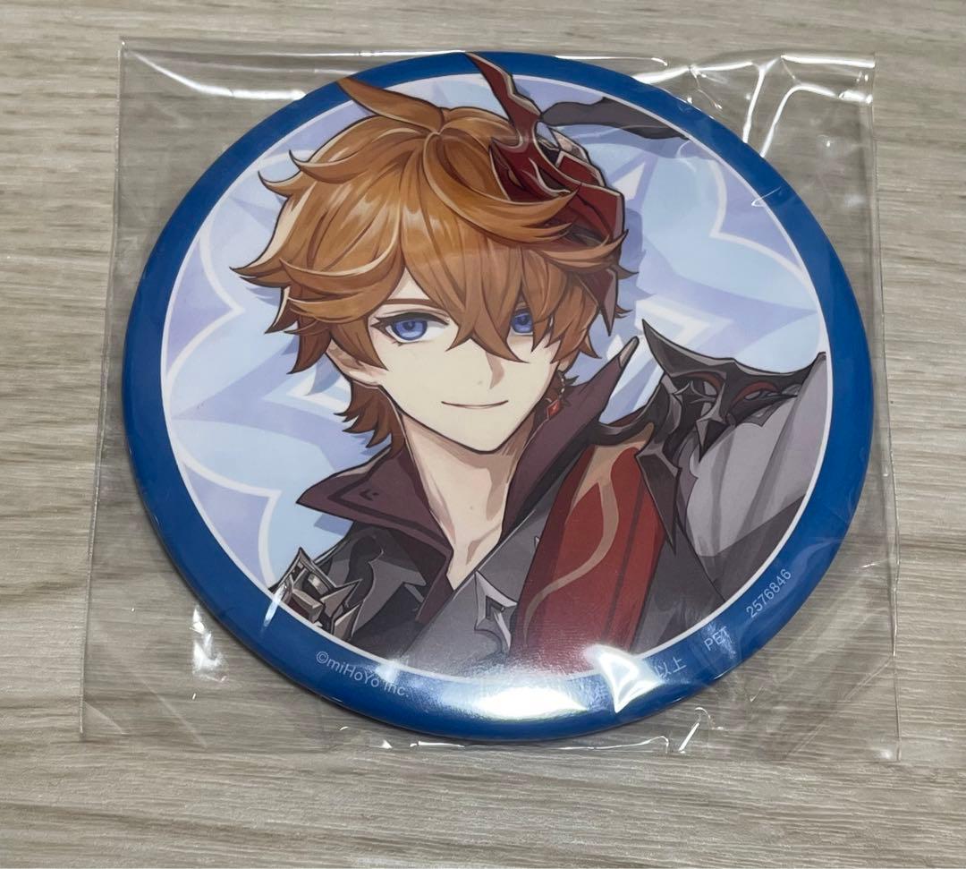 未開封　原神　ナムコ限定　タルタリヤ　缶バッジ　アクリルプレートキーホルダー