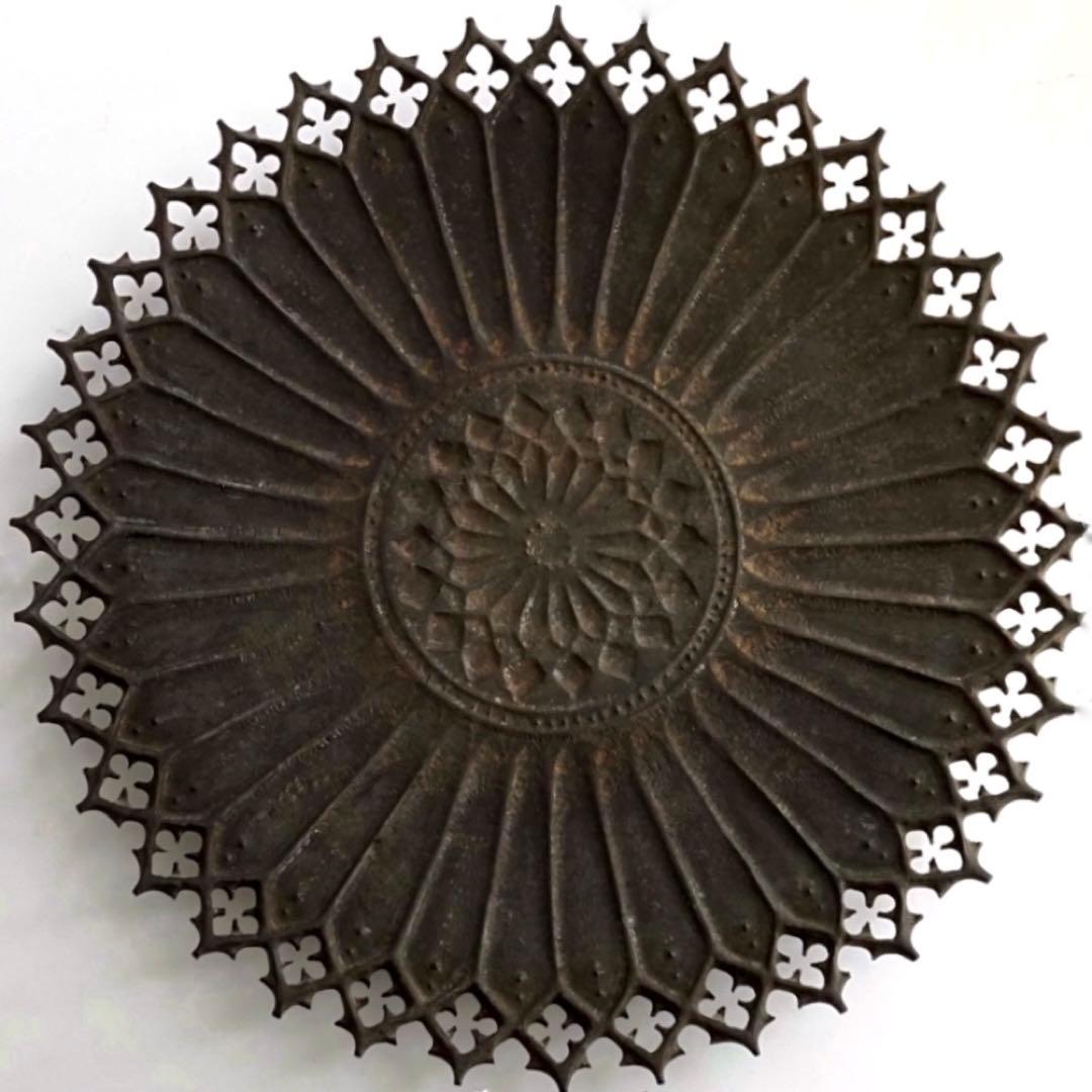 はな 伊藤剛俊 透彫飾皿 ギザギザ 約30cm