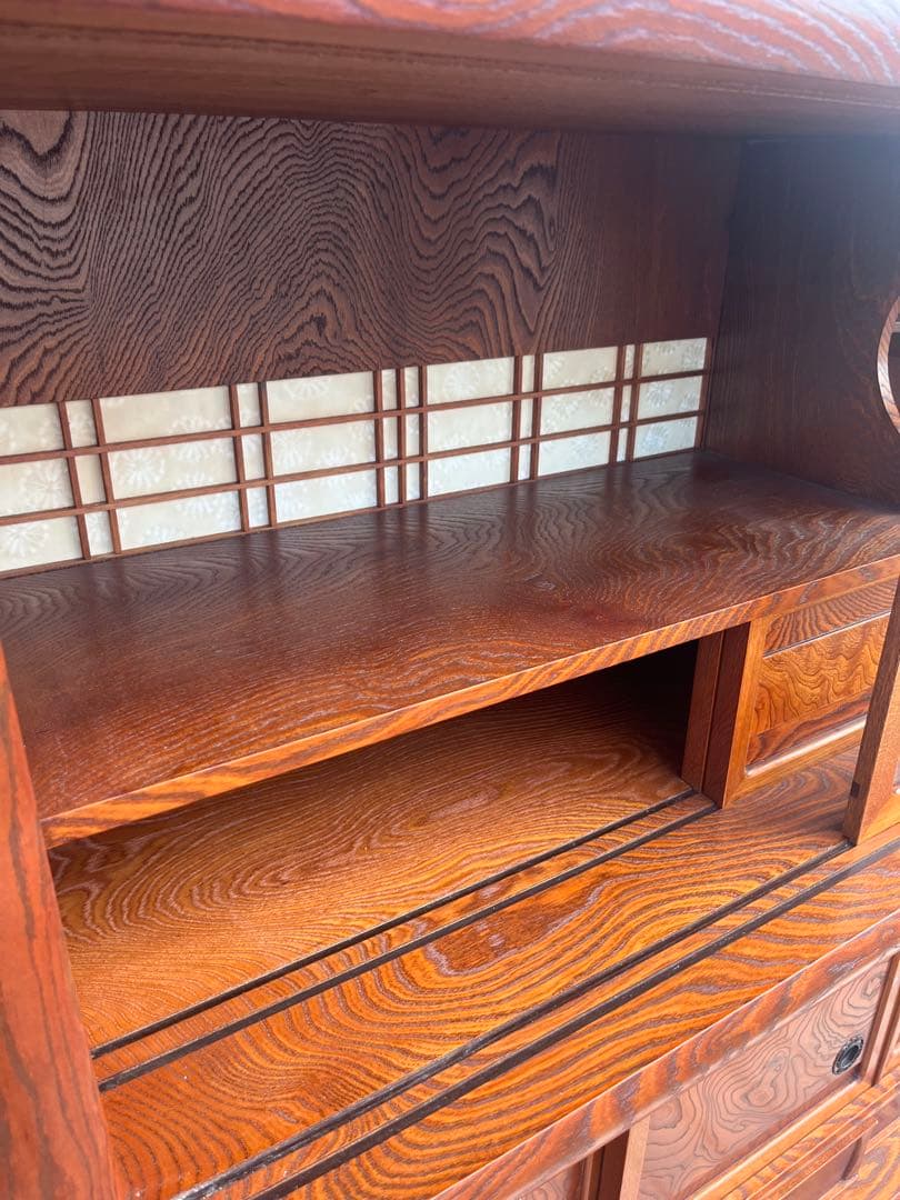 昭和レトロ　和箪笥　茶箪笥　食器棚　古家具　アンティーク　古民具　キャビネット