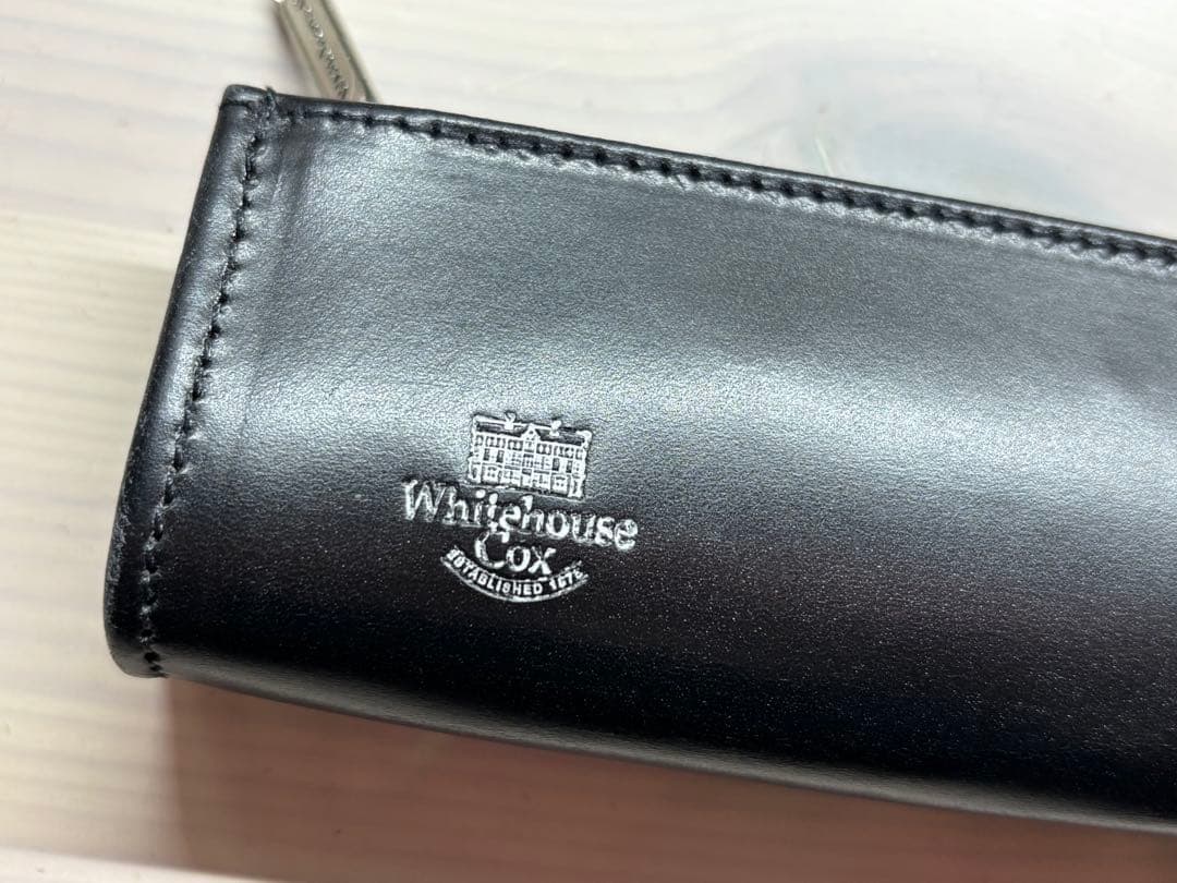 ホワイトハウスコックス　ペンケース　ブラック