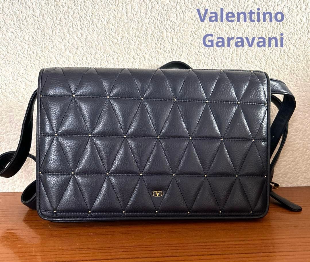ヴァレンティノ ガラヴァーニ ショルダーバッグ　ネイビー