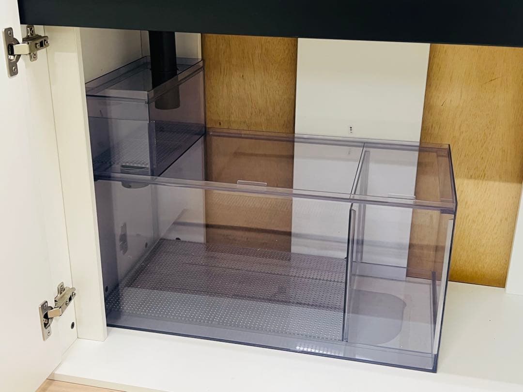 ラスト１セット　ブラック/ホワイト限定組み合わせ　900オーバーフロー水槽