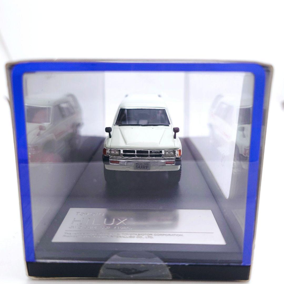 ハイストーリー 1/43 トヨタ ハイラックス 1985年 ホワイト ミニカー
