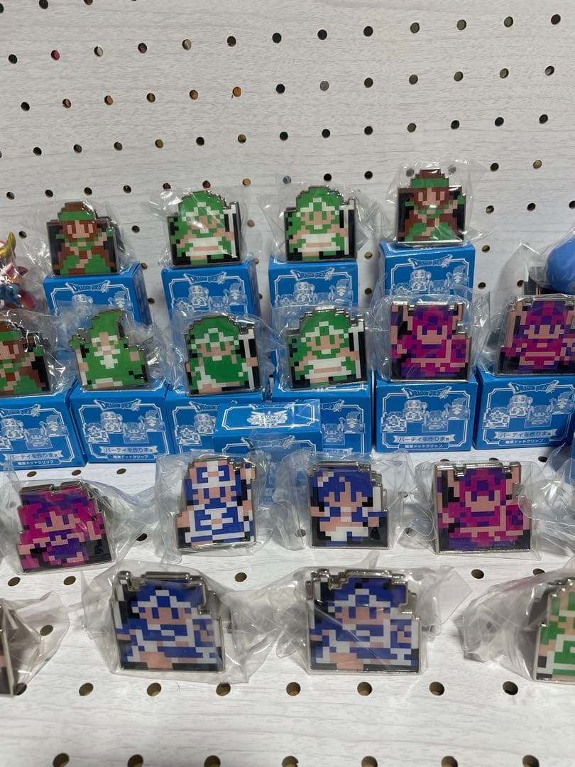 ドラクエ ふくびき所スペシャル 職業ドットクリップ&指人形セット