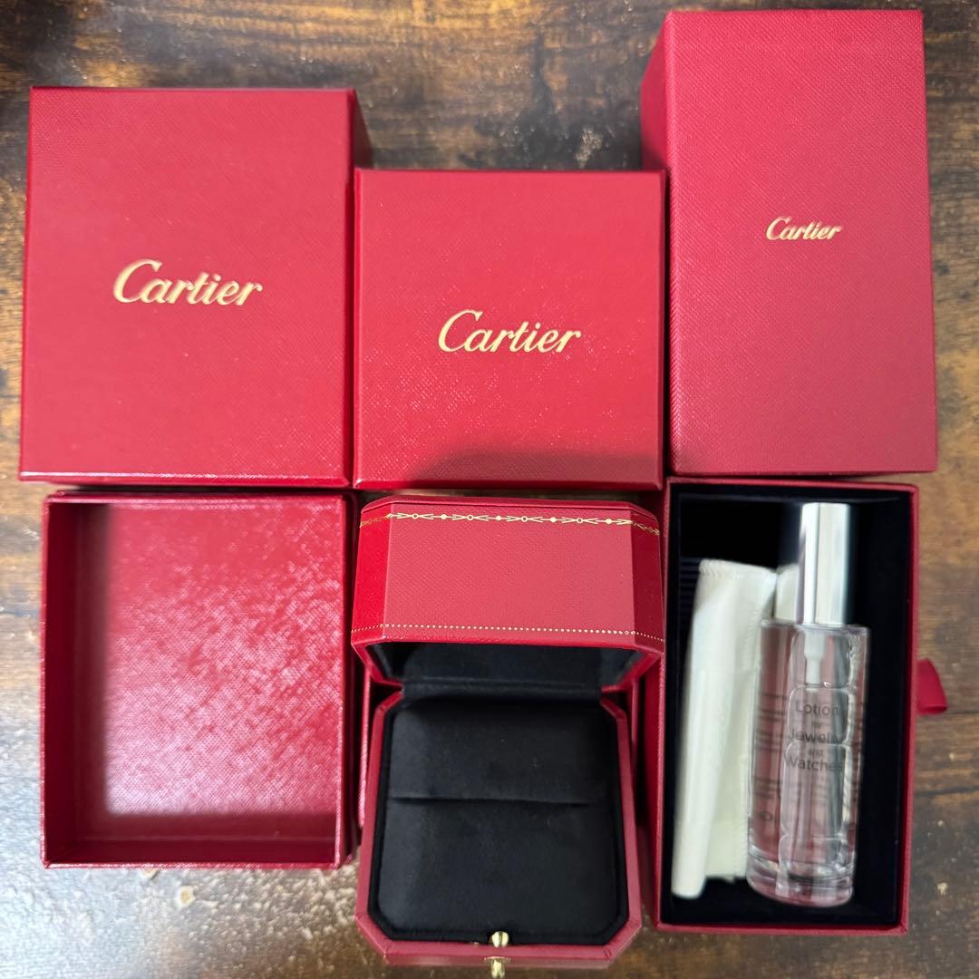カルティエ　Cartier 指輪　ボックス　空箱　ケア用品