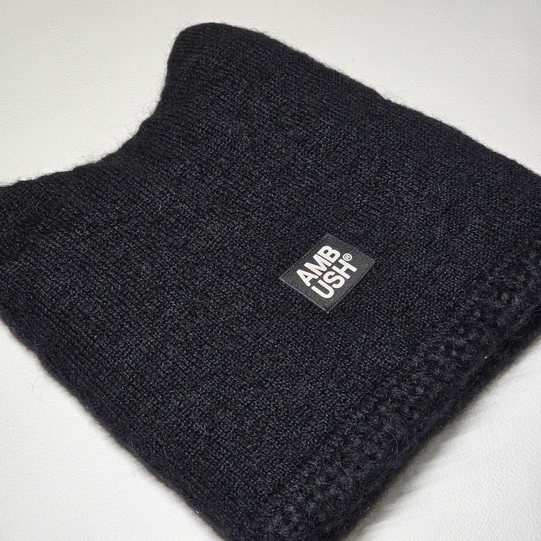 美品 AMBUSH アンブッシュ 猫耳 ニット帽 ビーニー 匿名配送
