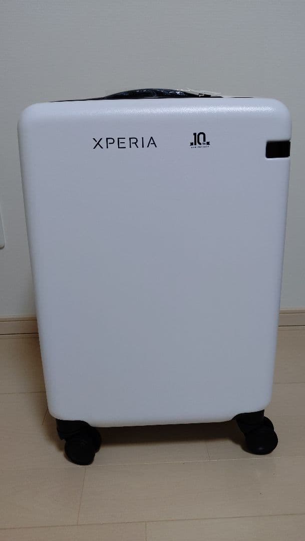 【未使用】 ace.スーツケース 白 XPERIA 10周年記念