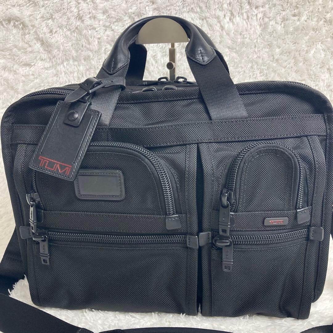 極美品✨TUMI アルファ エクスパンダブル　オーガナイザー　ブリーフケース