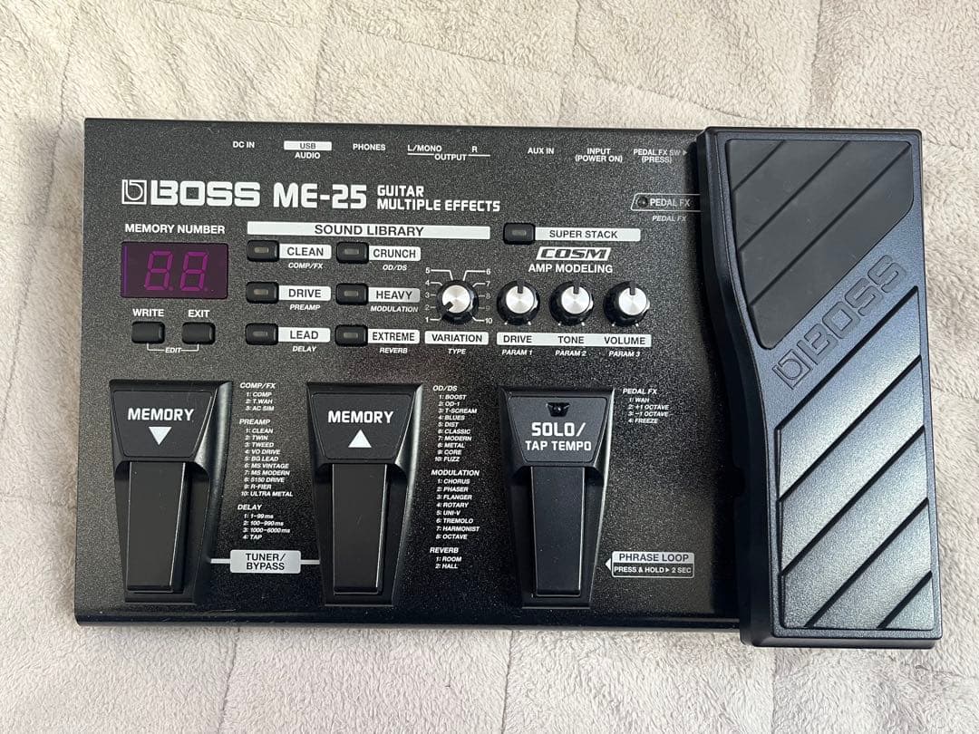 【ほぼ新品】BOSS ME-25 マルチエフェクター