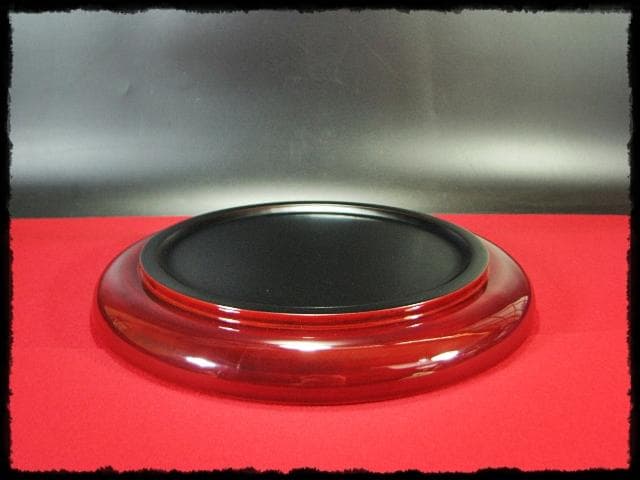 即中斎 御筆写 寿盆 柳庵好 表千家 初瀬川柳庵 茶道具 点前盆 飾盆 f179