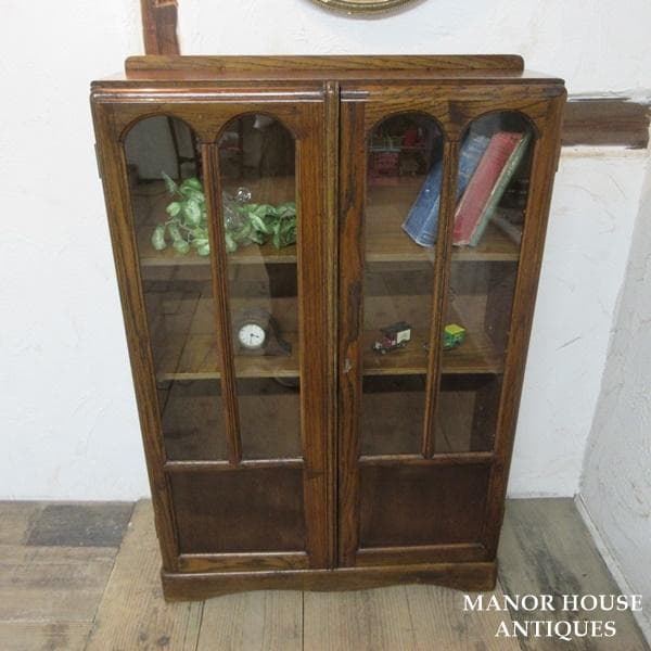イギリス アンティーク 家具 ブックケース 本棚 書棚 キャビネット 6894d