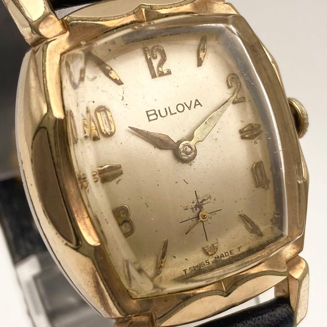 【稼働品】ブローバ 手巻き　腕時計 A577744 アンティーク　ヴィンテージ