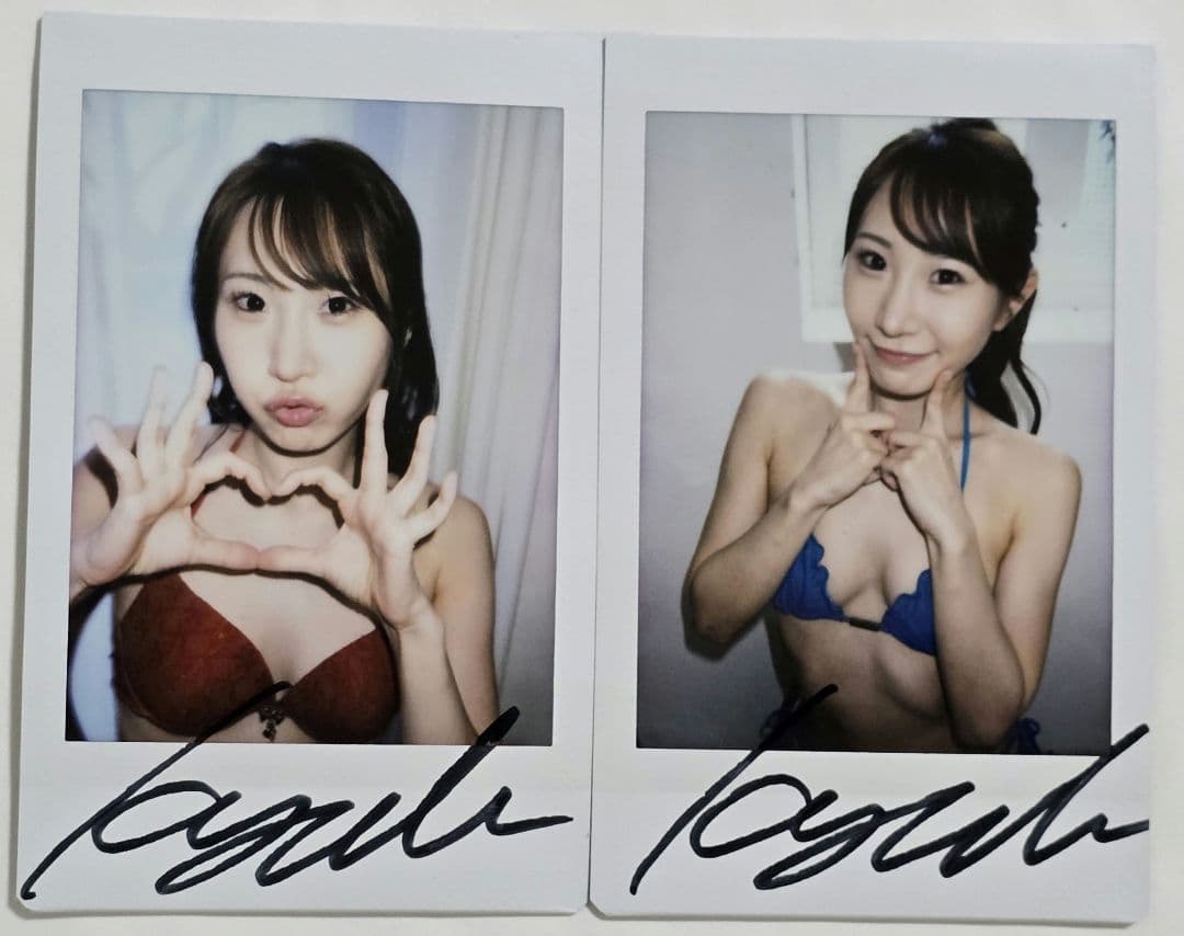 五十嵐清華 サイン入り チェキセット