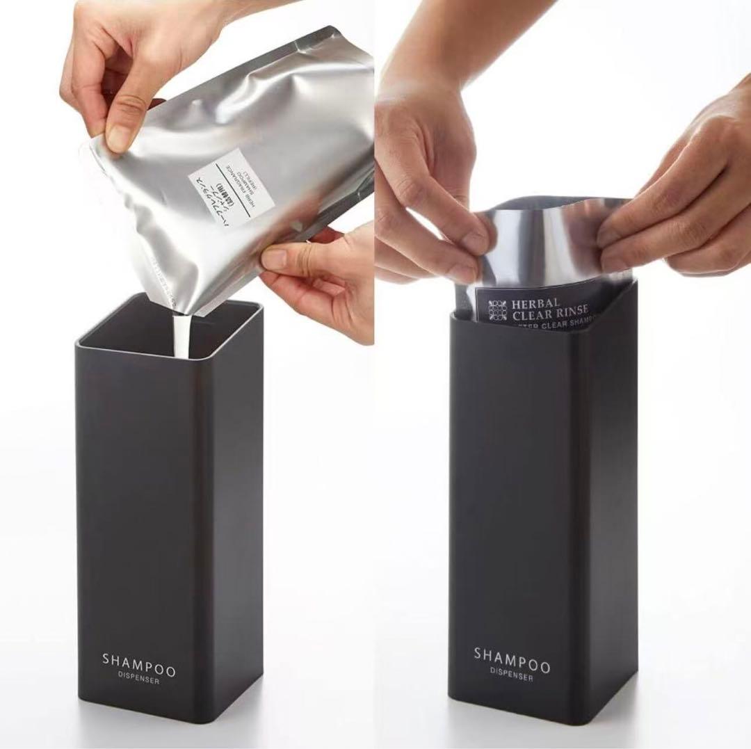 山崎実業(Yamazaki) マグネットツーウェイディスペンサー ブラック