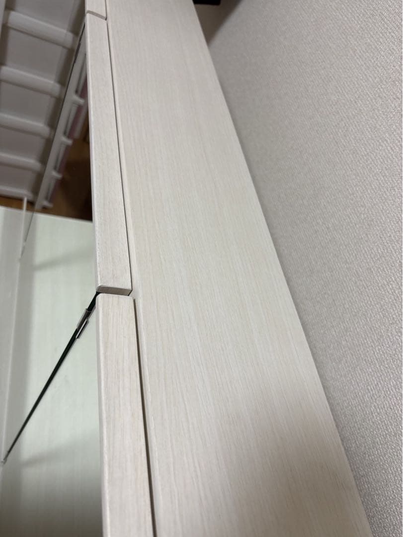 【送料込み】ニトリ　三面鏡ドレッサー (DR-007 WW) ホワイト　白