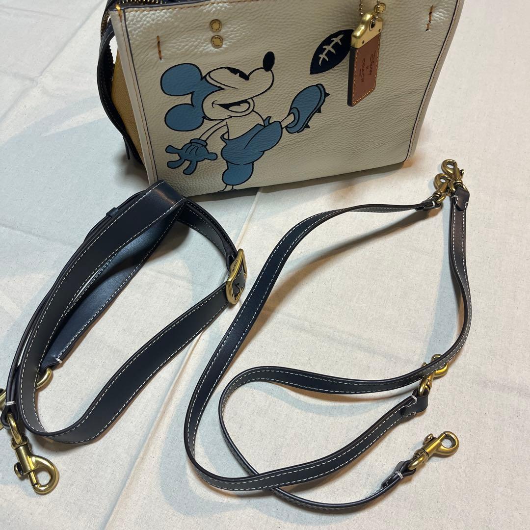 COACH ディズニーコラボ ローグ25 3way ショルダー ハンドバッグ