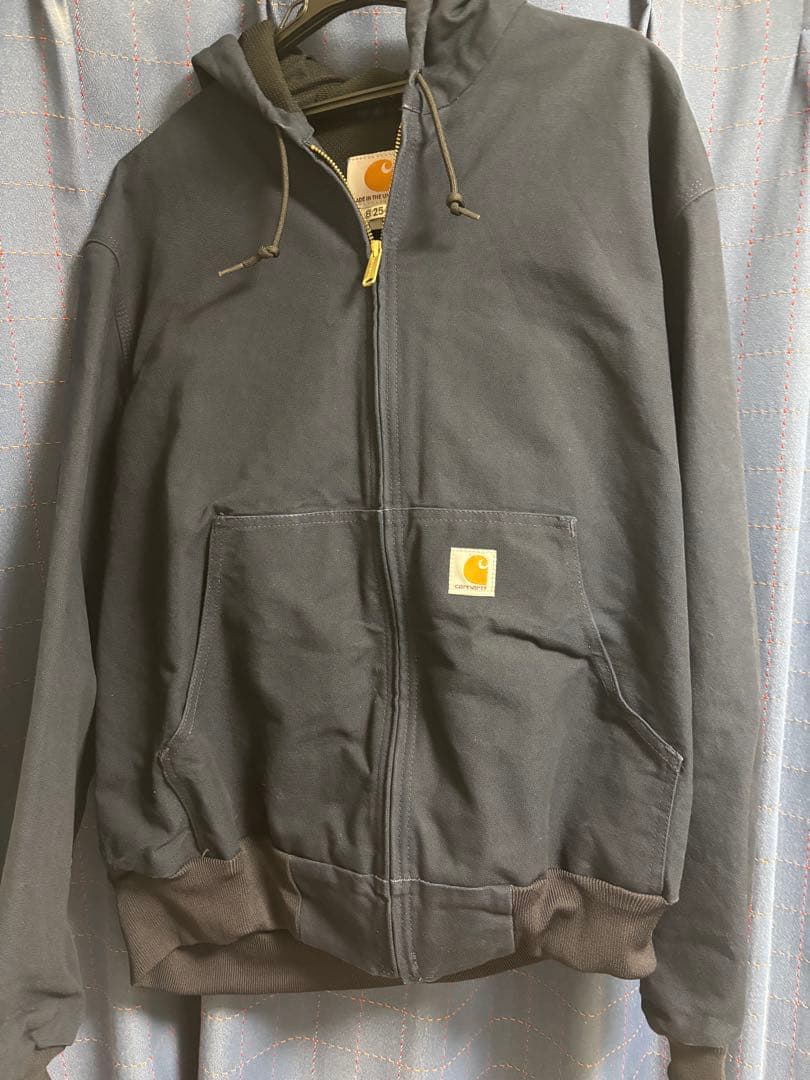 Carhartt フルジップパーカー Lサイズ ダークグレー