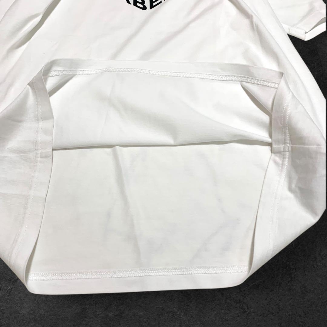 バーバリー Burberry TBロゴ Tシャツ 半袖カットソー ホワイト 白
