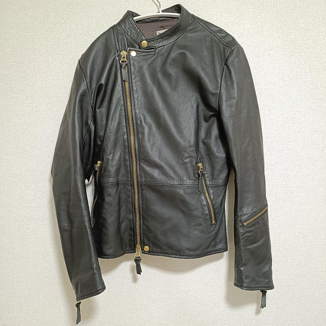 【美品】duffer DUFFER シングルライダース　ラムレザー　ジャケット