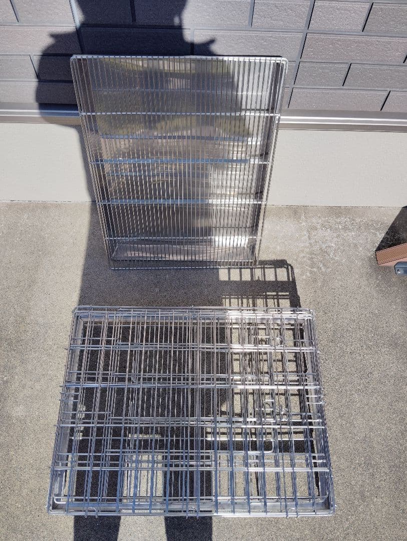 ハチコウ ステンレスケージＭ−ＳＯＰ 長面開 美品