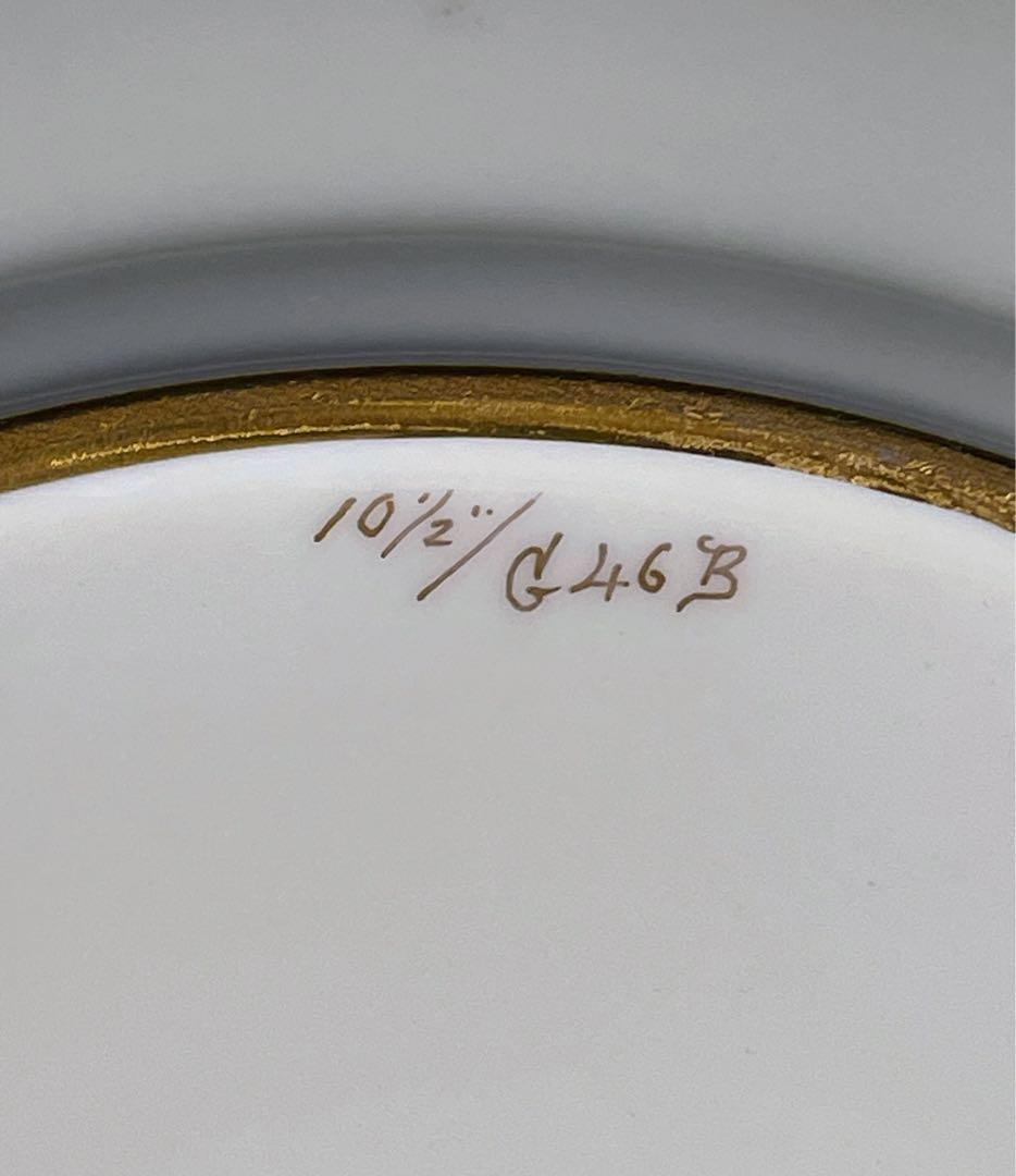 【美品・豪華】レノックス 金彩 モノグラム ２６．４㎝ 大皿 Lenox