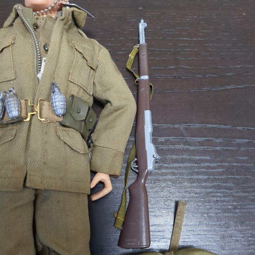 60年代　GIJOE GIジョー 無線機　背嚢　手榴弾 ガーランドライフルなど
