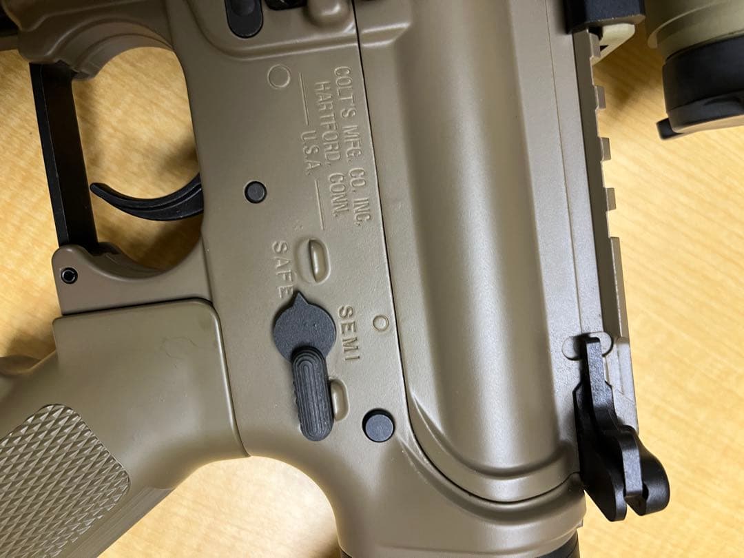 レシーライフル　希少タンカラー美品　トイガン　バッテリー有