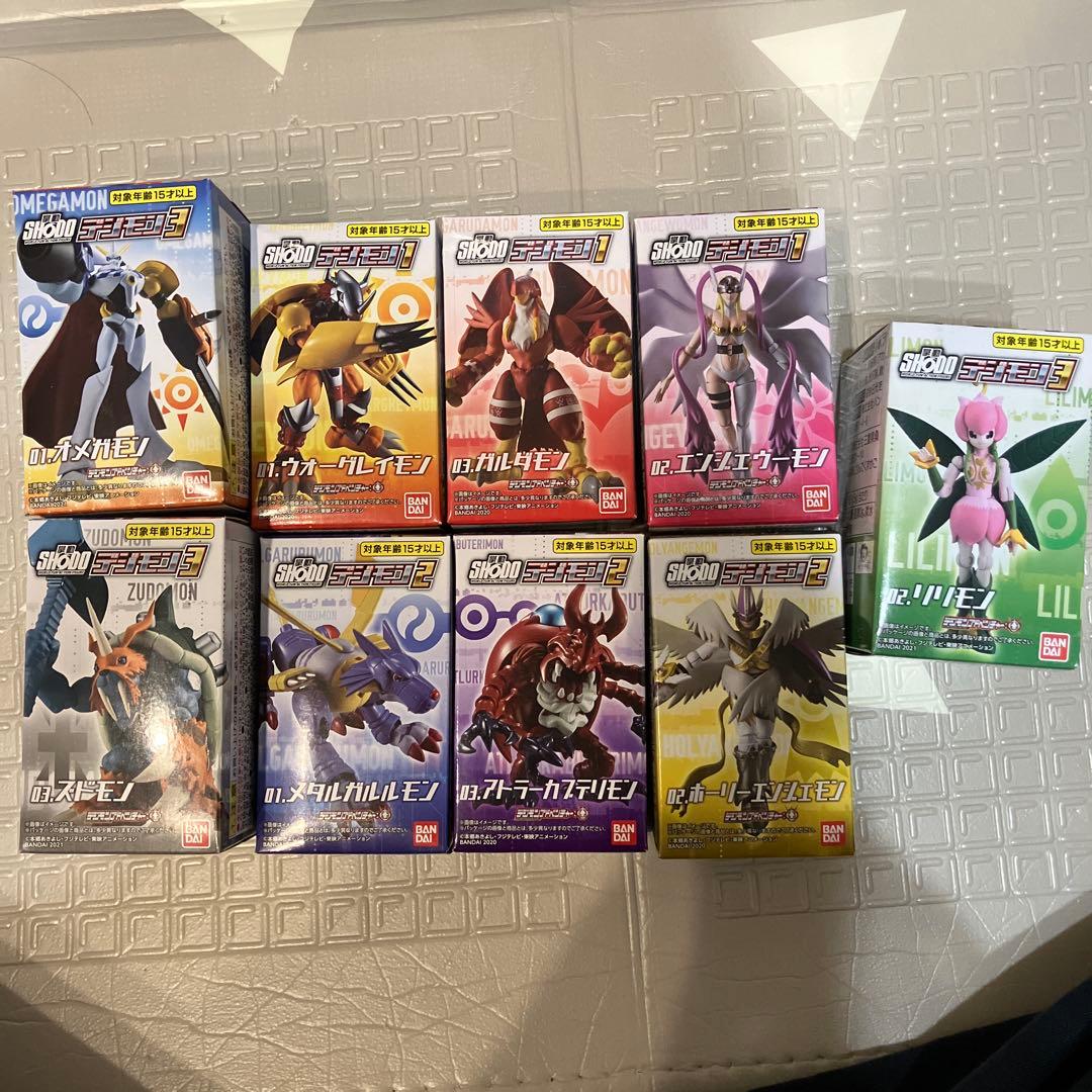 Shodo 掌動　デジモン　9種セット　未開封