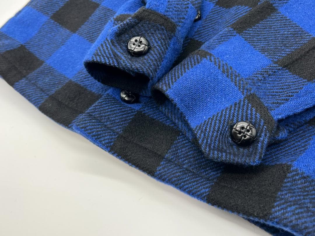 TENDERLOIN テンダーロイン バッファロー チェック ジャケット ブルー