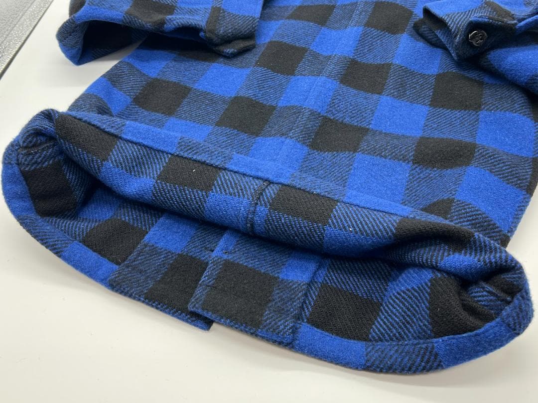 TENDERLOIN テンダーロイン バッファロー チェック ジャケット ブルー