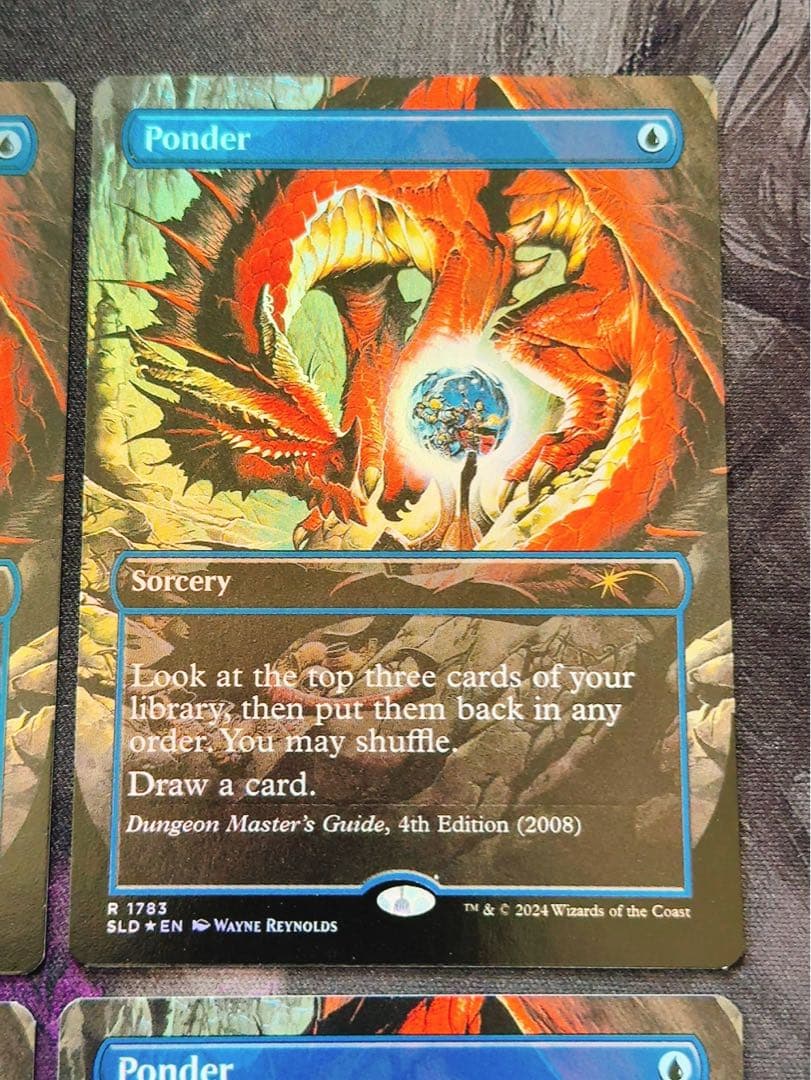 【シークレットライアーfoil】思案　英語　4枚セット