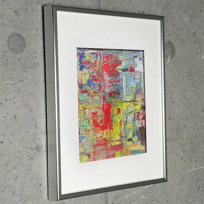 限定マット額装品/ゲルハルト・リヒター/Abstract Painting a