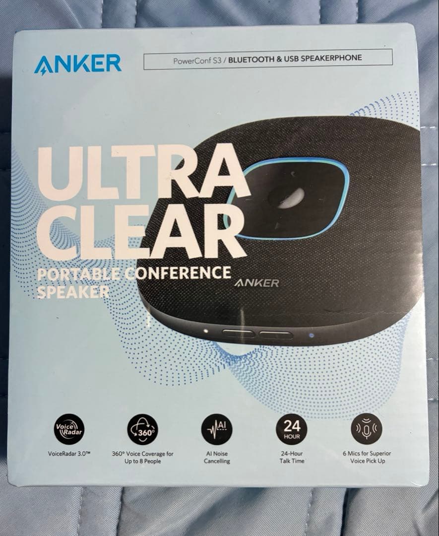 【新品未開封】ANKER PowerConf S3 ポータブル会議スピーカー