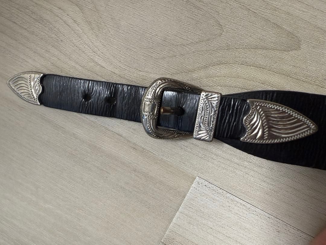 美品！TOGA ダブルバックル　レザーバングル