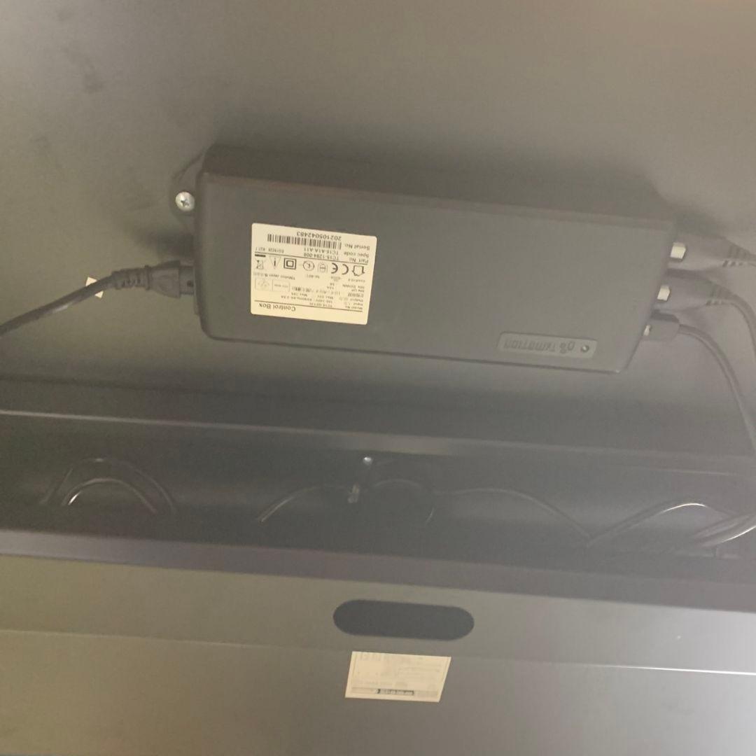 H762 山善 昇降デスク 電動 昇降式 スタンディングデスク ELD-1470