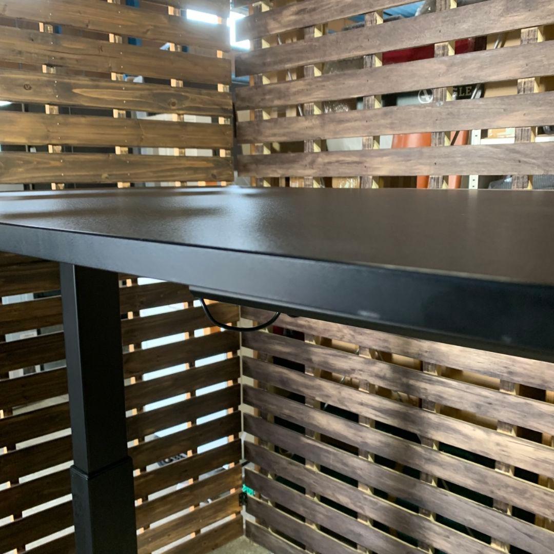 H762 山善 昇降デスク 電動 昇降式 スタンディングデスク ELD-1470