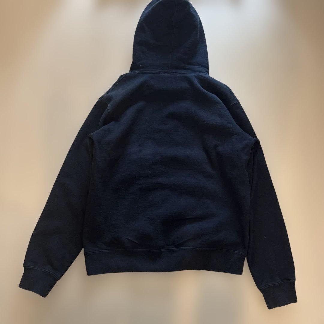 SUPREME ネイビー フード付きパーカー