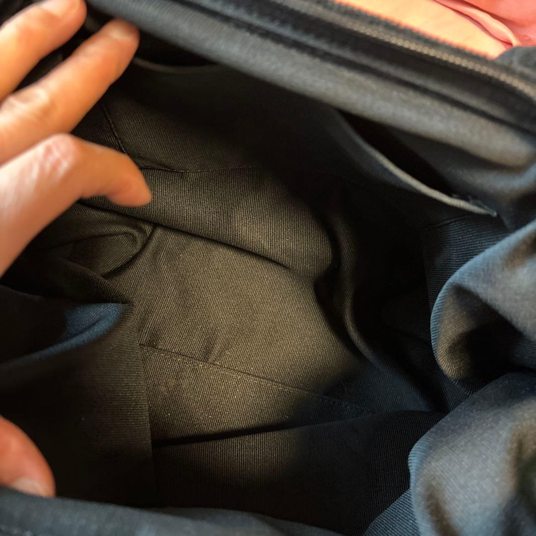 希少型　フェイラー FEILER トートバッグ 花柄 がま口　ブラック