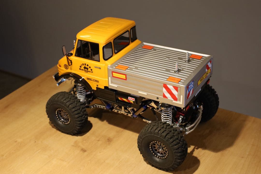 タミヤCR-01 ウニモグ406 1/10RC 4WS仕様 カスタム