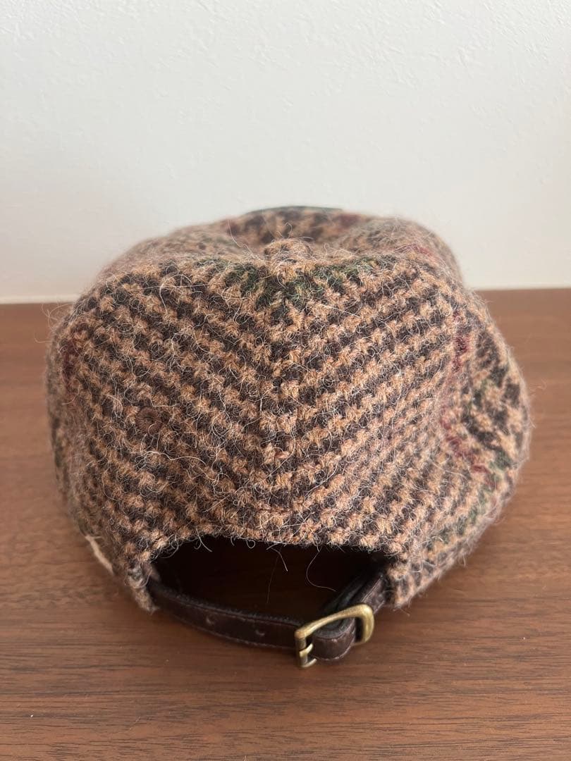 【美品】ラルフローレン　ツイード　キャップ