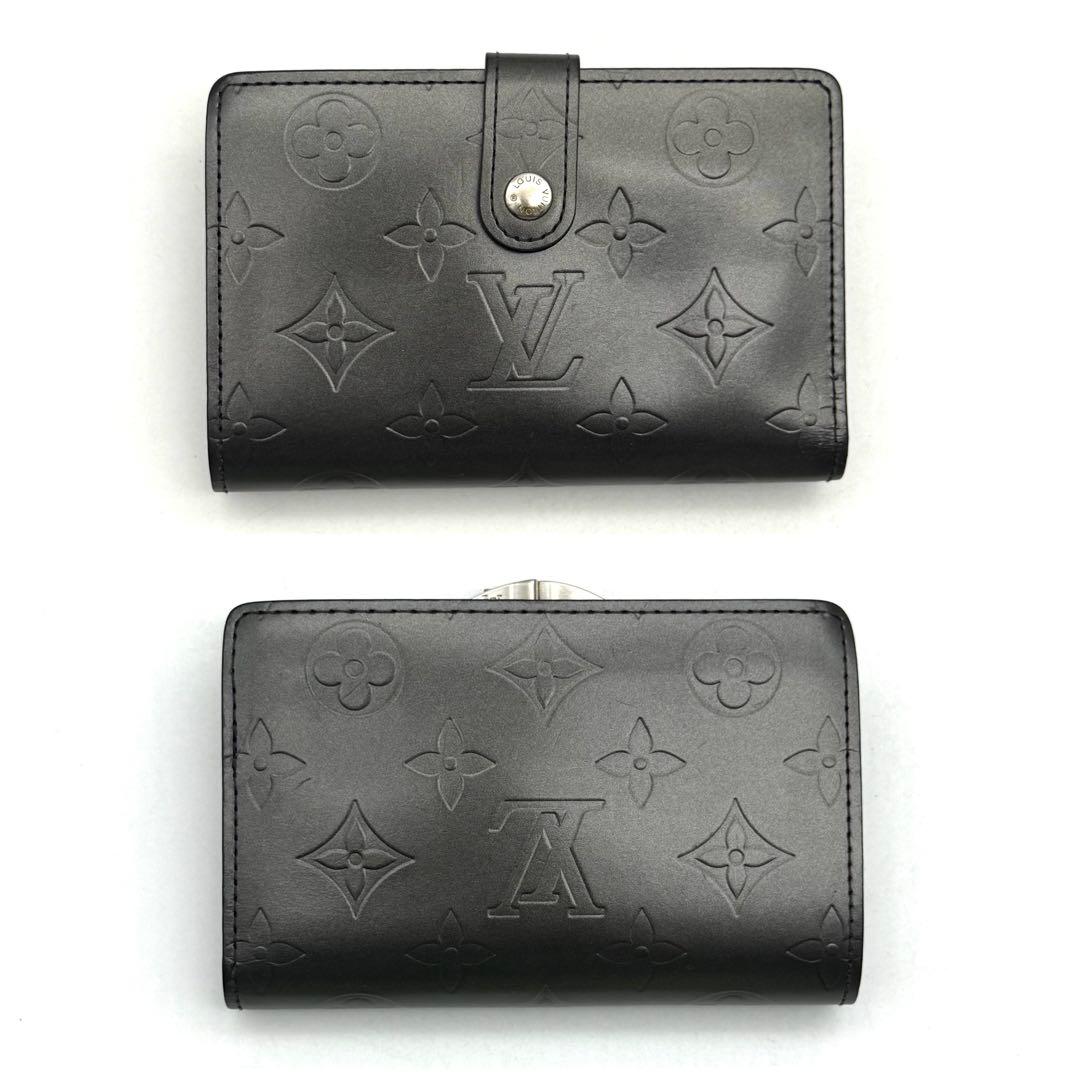【極上美品】新型 ルイヴィトン マット ポルトフォイユ ヴィエノワ がま口財布