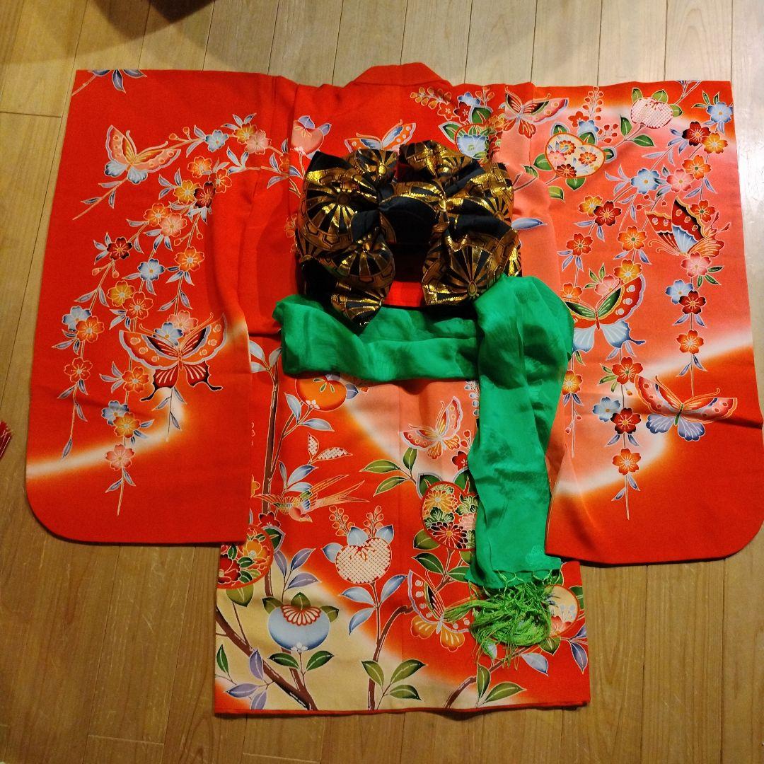 七五三　七歳　正絹