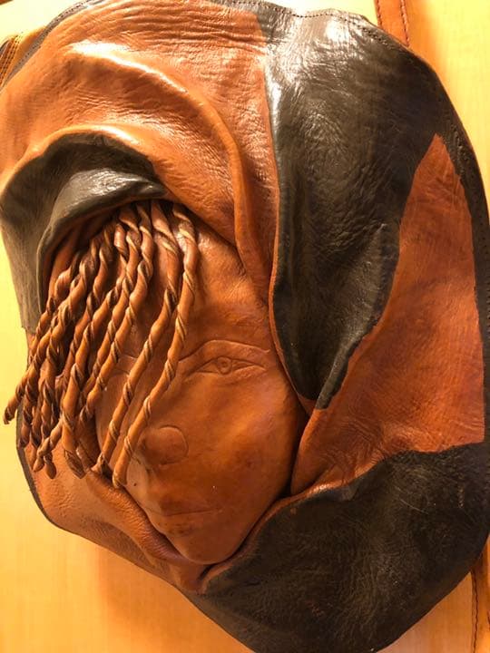 レザー彫刻　1980's made in USA