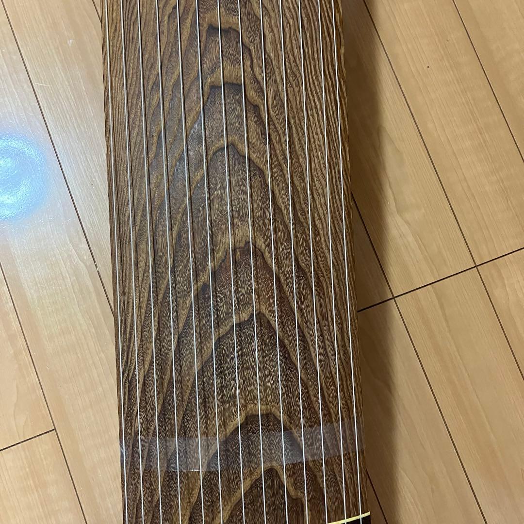 13弦 筝 琴　詩絵あり　すだれ彫り