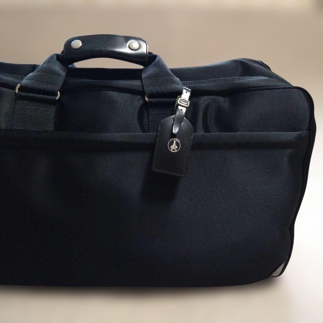 PORTER TRUNK 2WAY ガーメント ボストンバッグ 黒