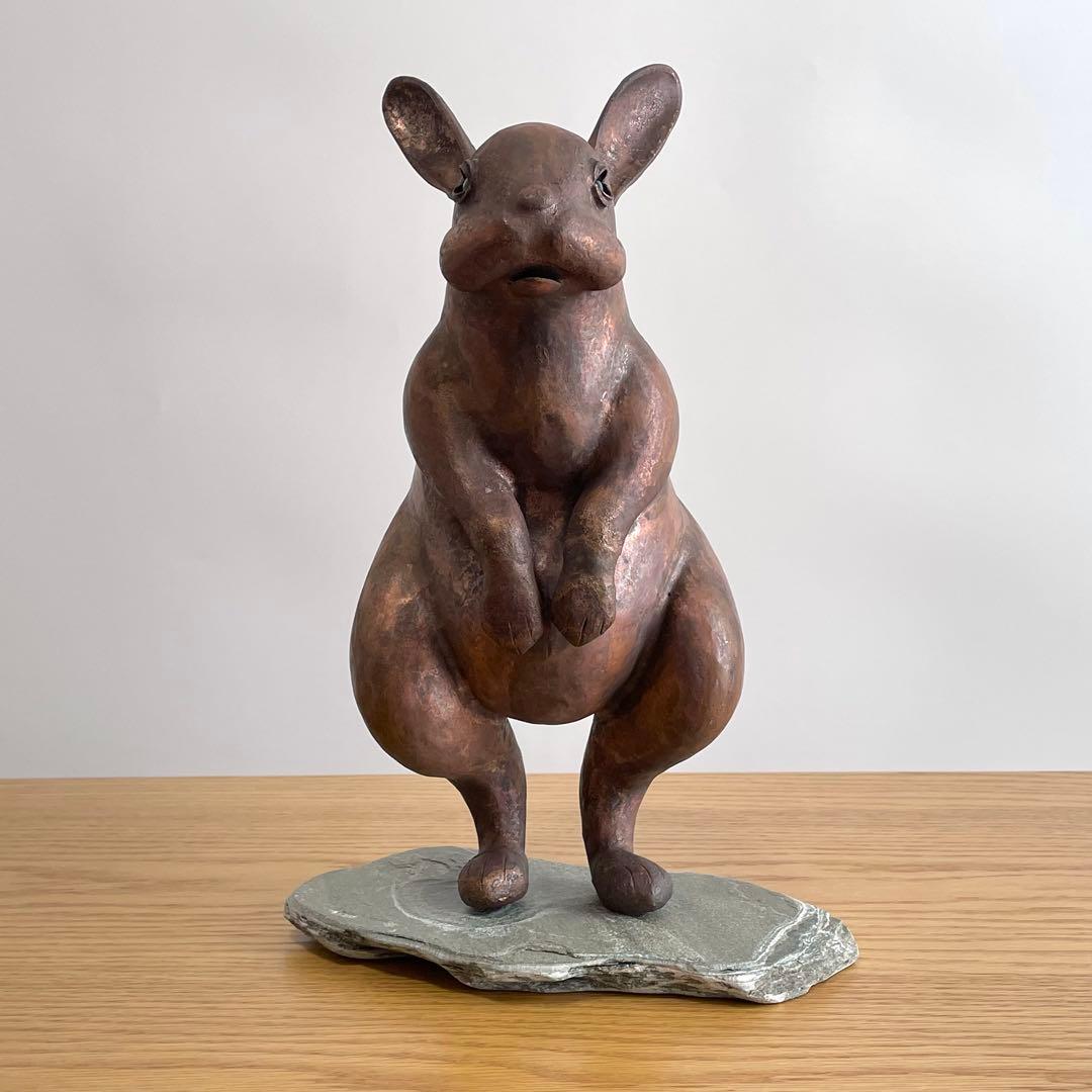 土屋陽太 鍛金 金工美術 一点もの うさぎ 兎 造形作家 オブジェ 金属工芸