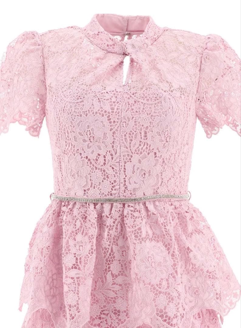 E*様 Self Portrait Cord Lace Tiered Dress