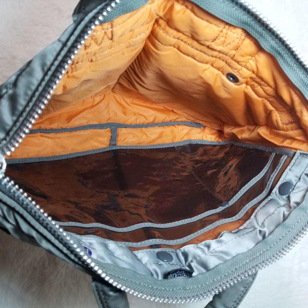 J*3様 美品【ポーター】タンカー★ブリーフケース☆シルバー グレー ナイロンバ