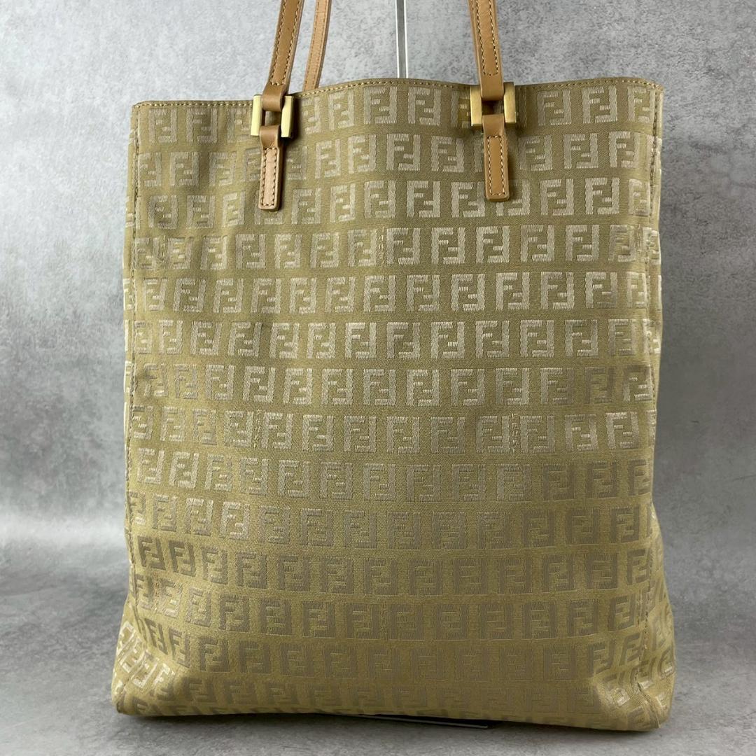激レア！超美品 FENDI フェンディ ズッキーノ ベージュ トートバッグ